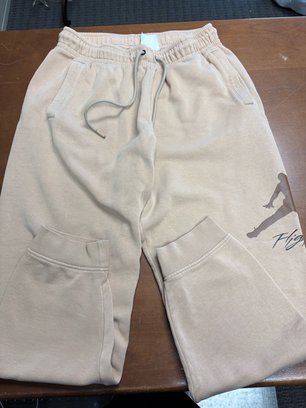 Jordan Kids Sweatpants in Light Tan